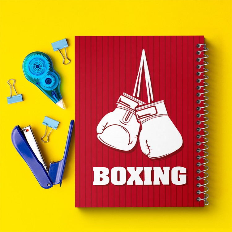 دفتر مشق 100 برگ خندالو طرح بوکس (Boxing) کد F1465