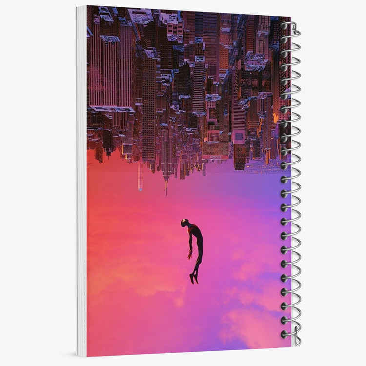 دفتر مشق 100 برگ خندالو طرح مرد عنکبوتی (Spider Man) کد F1278