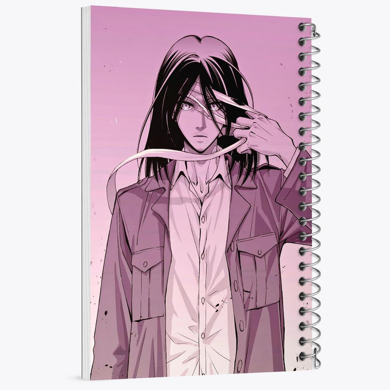 دفتر مشق 100 برگ خندالو طرح ارن یگر انیمه اتک آن تایتان Attack on Titan کد 10975