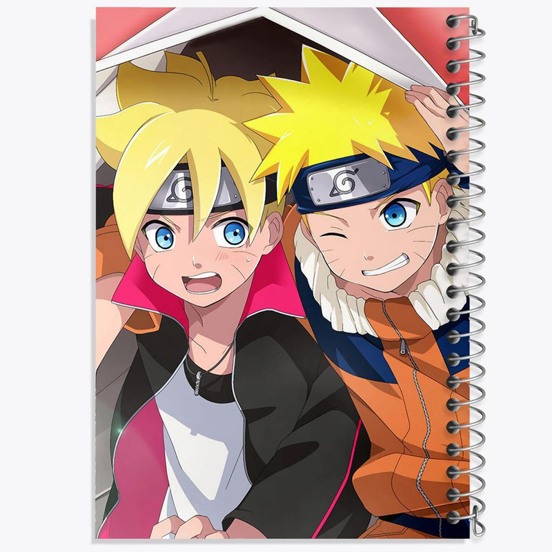 دفتر مشق 100 برگ خندالو طرح ناروتو و بوروتو انیمه ناروتو Naruto کد 11266