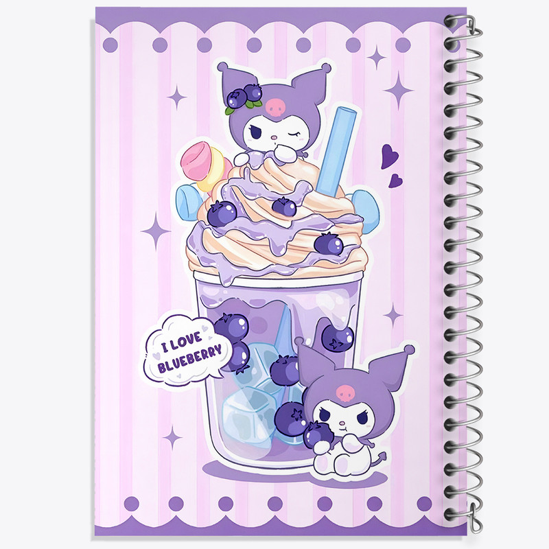 دفتر مشق 100 برگ خندالو طرح کرومی (Kuromi) کد N4203