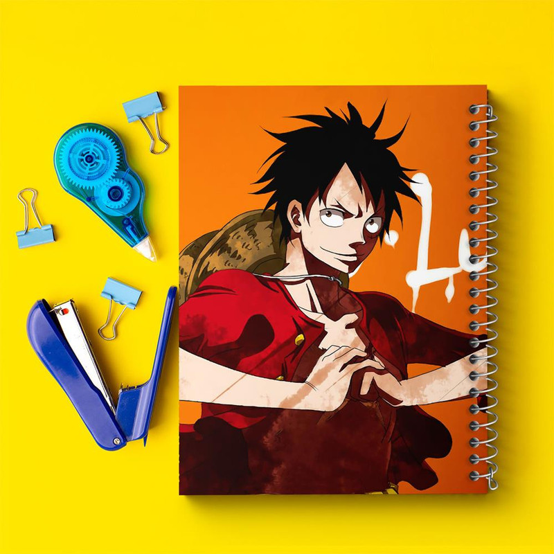دفتر مشق 100 برگ خندالو طرح لوفی انیمه وان پیس One Piece کد 17260