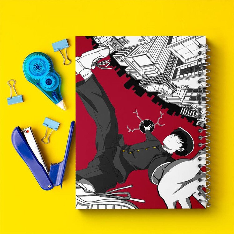 دفتر مشق 100 برگ خندالو طرح شییکو انیمه موب سایکو Mob Psycho 100 کد 24499