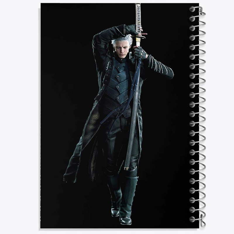 دفتر مشق 100 برگ خندالو طرح بازی دویل می کرای Devil May Cry کد 30231