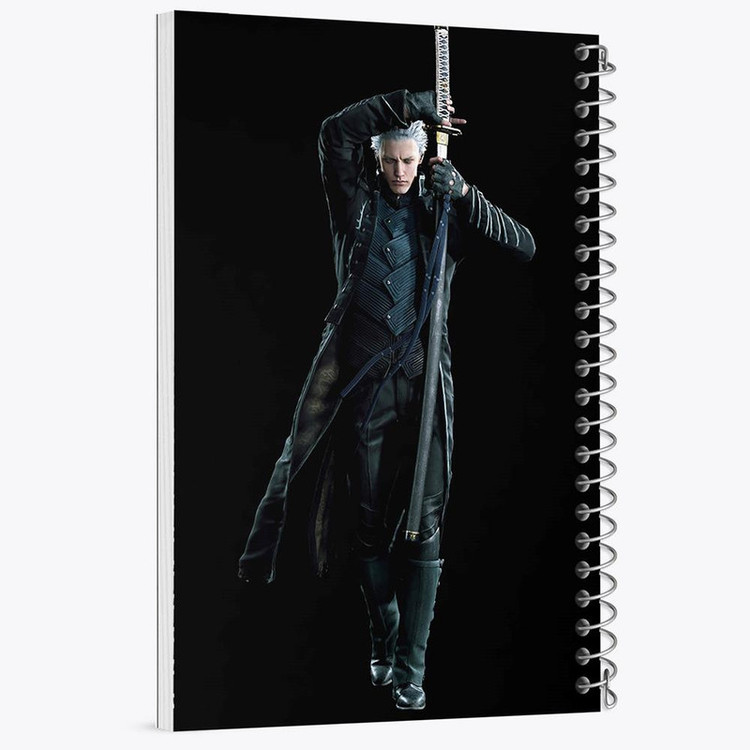 دفتر مشق 100 برگ خندالو طرح بازی دویل می کرای Devil May Cry کد 30231