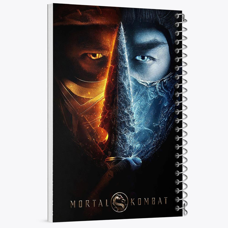 دفتر مشق 100 برگ خندالو طرح بازی مورتال کمبت Mortal Kombat کد 29791