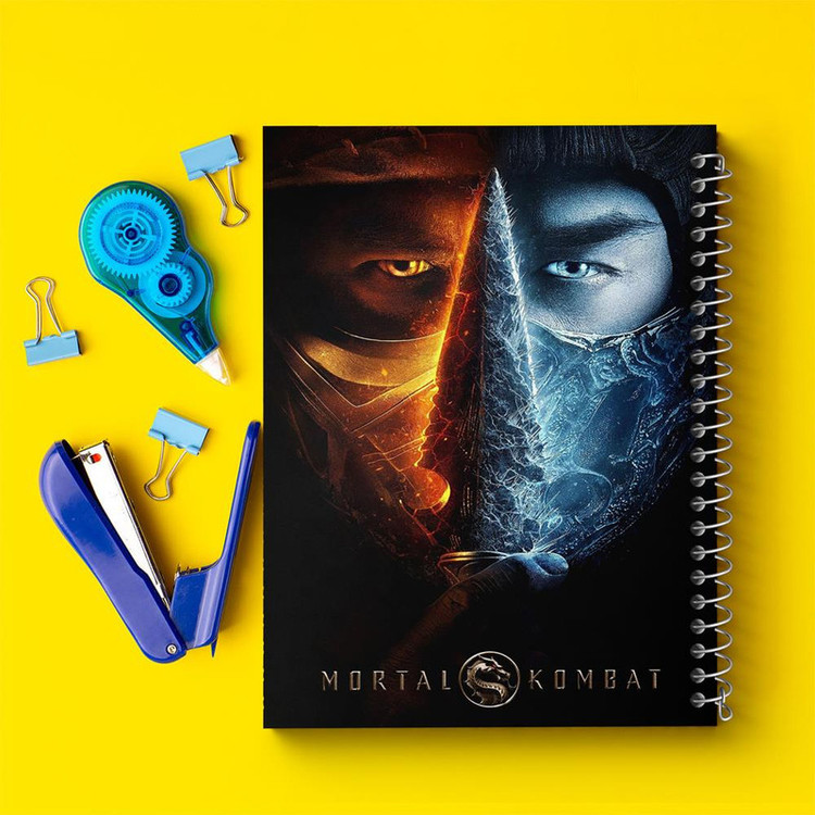 دفتر مشق 100 برگ خندالو طرح بازی مورتال کمبت Mortal Kombat کد 29791