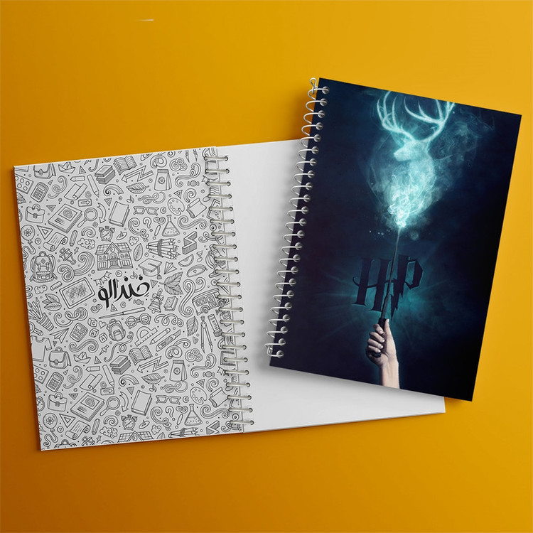 دفتر مشق 100 برگ خندالو طرح هری پاتر (Harry Potter) کد F863