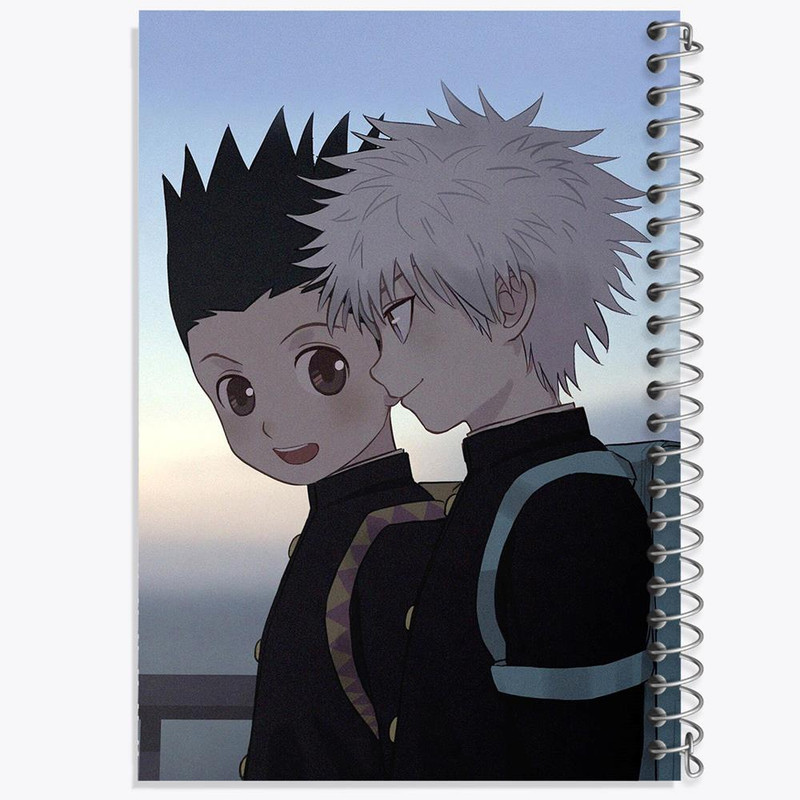 دفتر مشق 100 برگ خندالو طرح گون و کیلوا انیمه هانتر ایکس هانتر Hunter × Hunter کد 11931