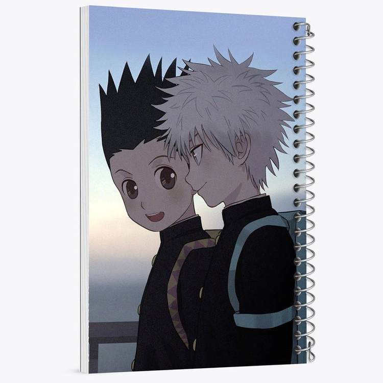 دفتر مشق 100 برگ خندالو طرح گون و کیلوا انیمه هانتر ایکس هانتر Hunter × Hunter کد 11931