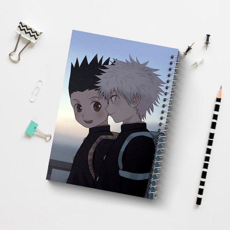 دفتر مشق 100 برگ خندالو طرح گون و کیلوا انیمه هانتر ایکس هانتر Hunter × Hunter کد 11931