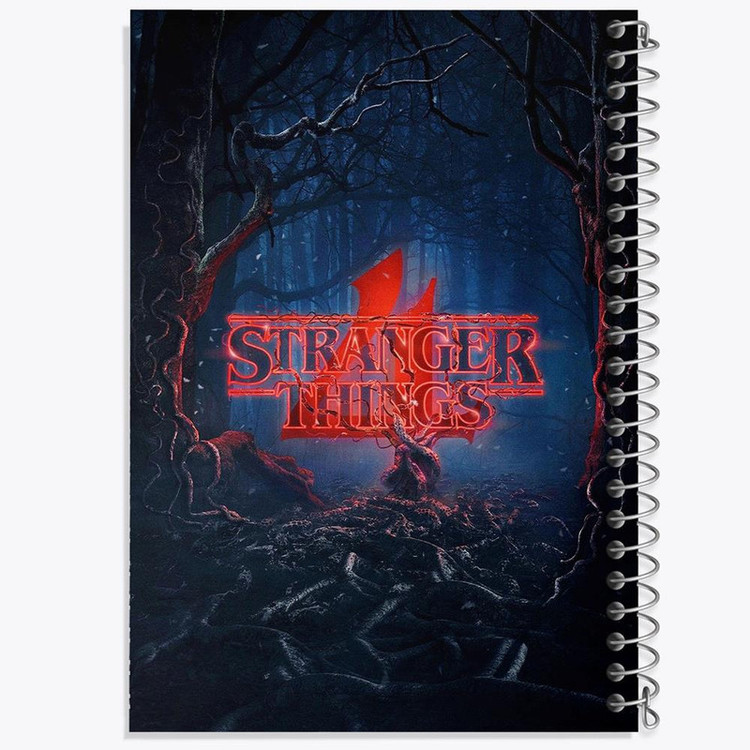دفتر مشق 100 برگ خندالو طرح سریال استرنجر تینگز Stranger Things کد 19305