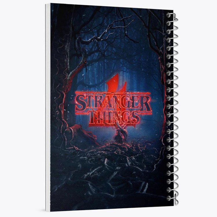 دفتر مشق 100 برگ خندالو طرح سریال استرنجر تینگز Stranger Things کد 19305