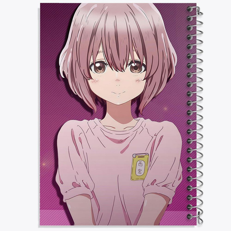 دفتر مشق 100 برگ خندالو طرح شوکو نیشیمیا انیمه سایلنت ویس A Silent Voice کد 15779