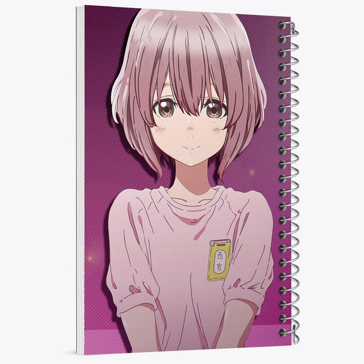 دفتر مشق 100 برگ خندالو طرح شوکو نیشیمیا انیمه سایلنت ویس A Silent Voice کد 15779