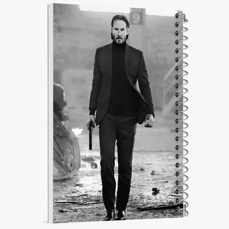 دفتر مشق 100 برگ خندالو طرح جان ویک John Wick کد 2947