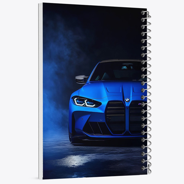 دفتر مشق 100 برگ خندالو طرح ماشین بی ام دبلیو (BMW) کد N4651