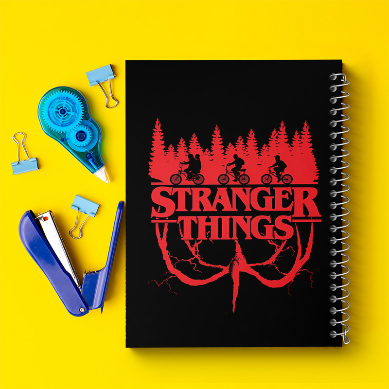 دفتر مشق 100 برگ خندالو طرح استرنجر تینگز (Stranger Things) کد N7719