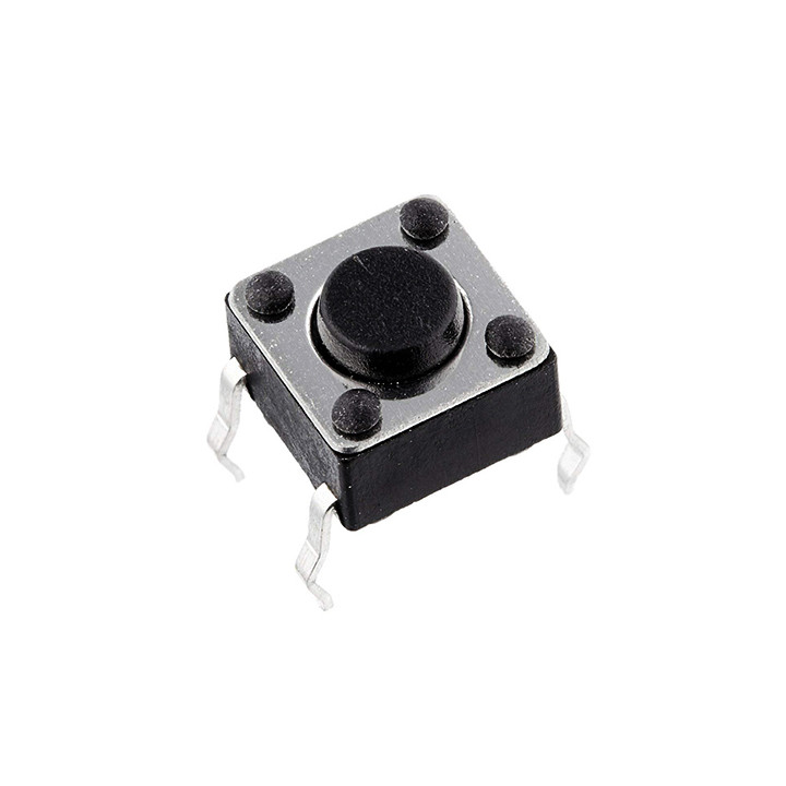 تک سوئیچ 4 پین مدل دیپ 6x6x5mm بسته 10 عددی