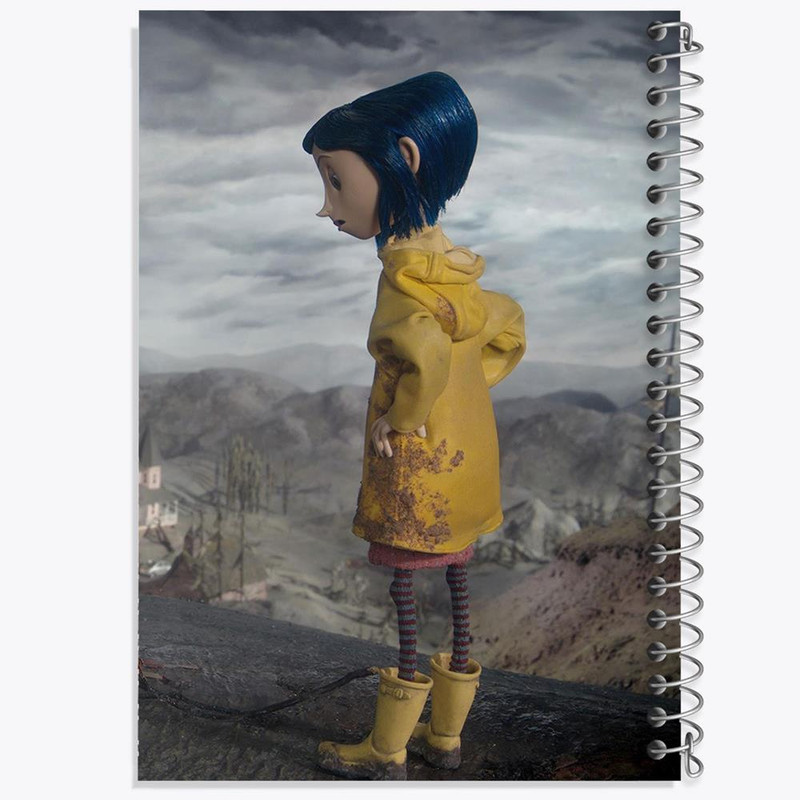 دفتر مشق 100 برگ خندالو طرح کورالاین Coraline کد 20766