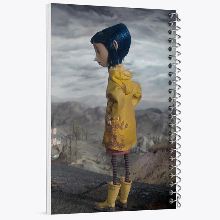 دفتر مشق 100 برگ خندالو طرح کورالاین Coraline کد 20766
