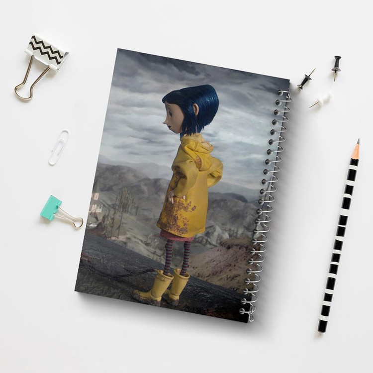 دفتر مشق 100 برگ خندالو طرح کورالاین Coraline کد 20766