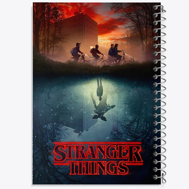 دفتر مشق 100 برگ خندالو طرح استرنجر تینگز (Stranger Things) کد F10170