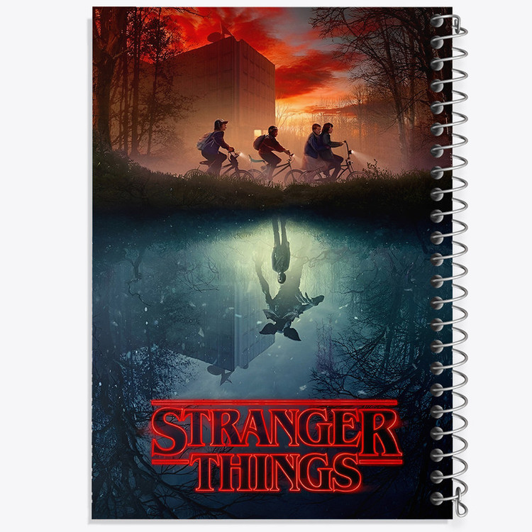 دفتر مشق 100 برگ خندالو طرح استرنجر تینگز (Stranger Things) کد F10170