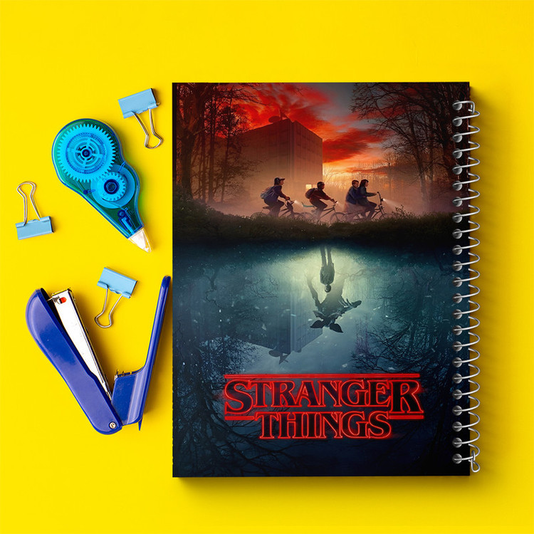 دفتر مشق 100 برگ خندالو طرح استرنجر تینگز (Stranger Things) کد F10170