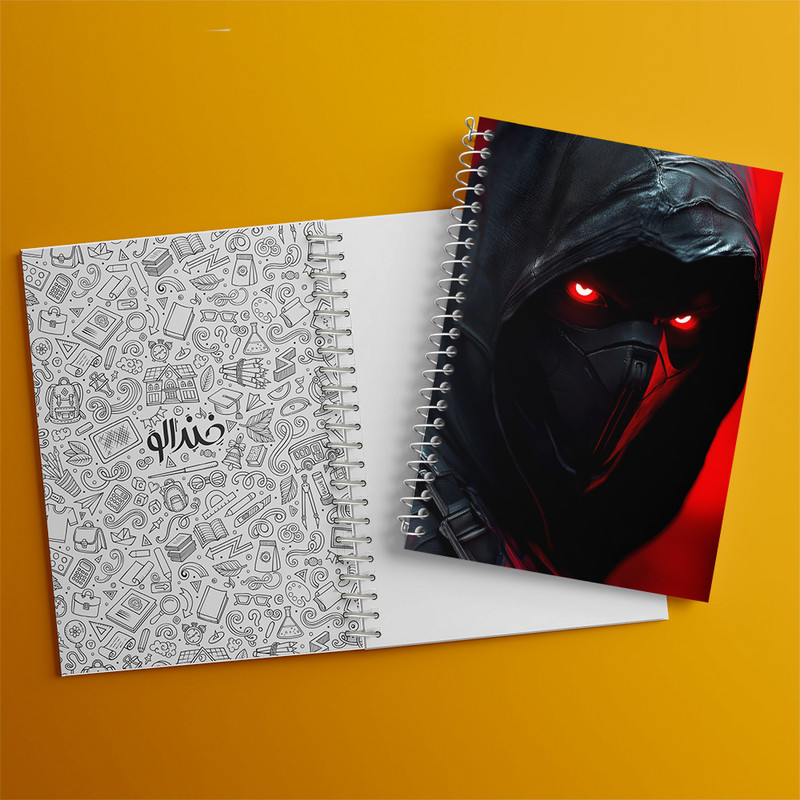 دفتر مشق 100 برگ خندالو طرح پسرانه کد F6617