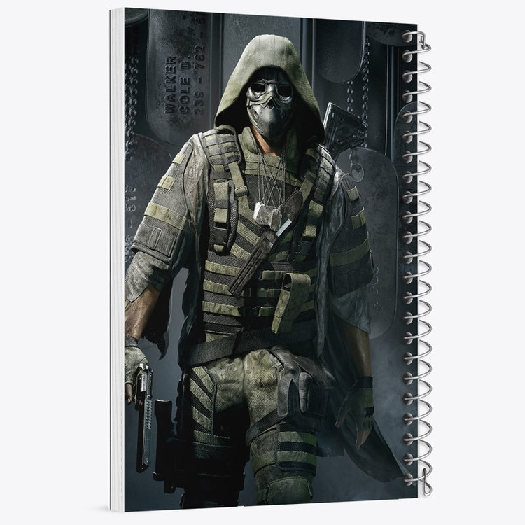 دفتر مشق 100 برگ خندالو طرح کال اف دیوتی (Call of duty) کد F310
