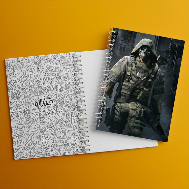 دفتر مشق 100 برگ خندالو طرح کال اف دیوتی (Call of duty) کد F310