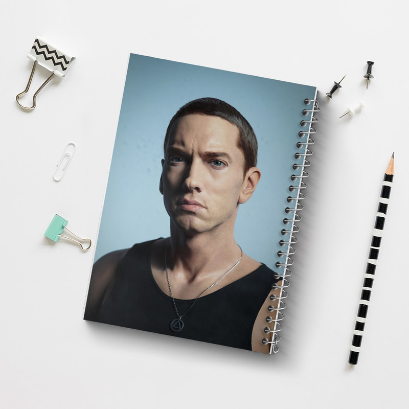 دفتر مشق 100 برگ خندالو طرح امینم (Eminem) کد F771
