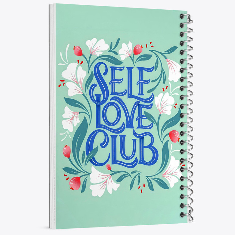دفتر مشق 100 برگ خندالو طرح Self Love Club کد F7434