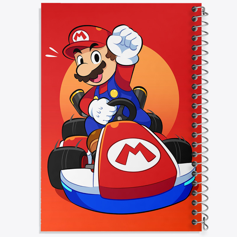 دفتر مشق 100 برگ خندالو طرح (Mario) بازی سوپر ماریو کد 31518