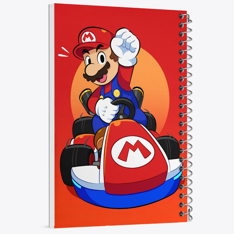 دفتر مشق 100 برگ خندالو طرح (Mario) بازی سوپر ماریو کد 31518