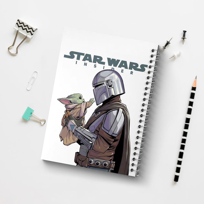 دفتر مشق 100 برگ خندالو طرح جنگ ستارگان Star Wars کد 10285