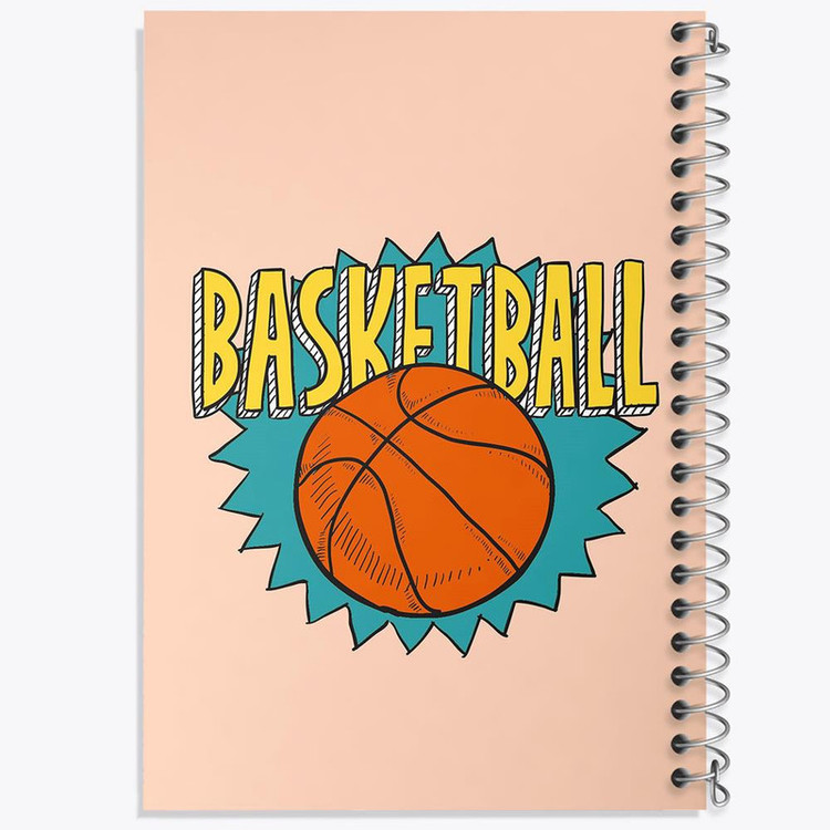 دفتر مشق 100 برگ خندالو طرح بسکتبال Basketball کد 26454