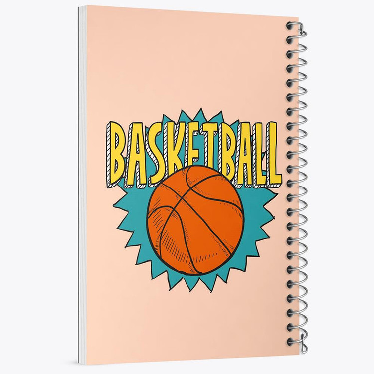 دفتر مشق 100 برگ خندالو طرح بسکتبال Basketball کد 26454