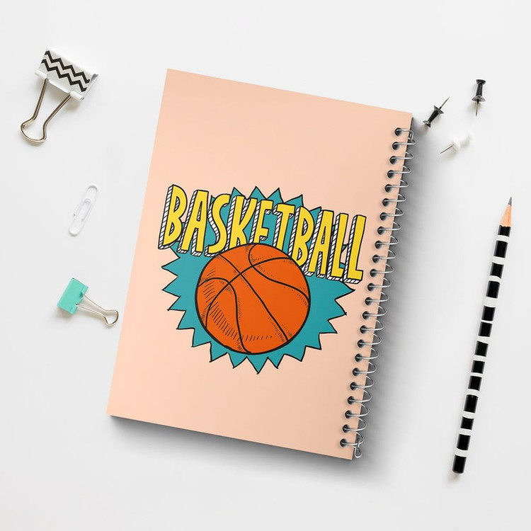 دفتر مشق 100 برگ خندالو طرح بسکتبال Basketball کد 26454