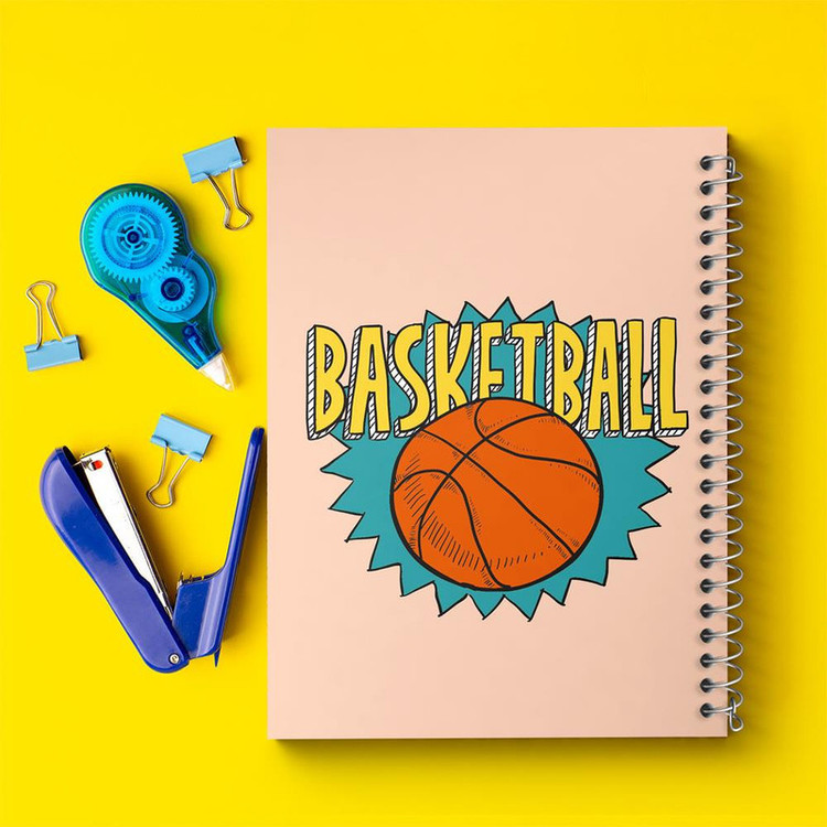 دفتر مشق 100 برگ خندالو طرح بسکتبال Basketball کد 26454