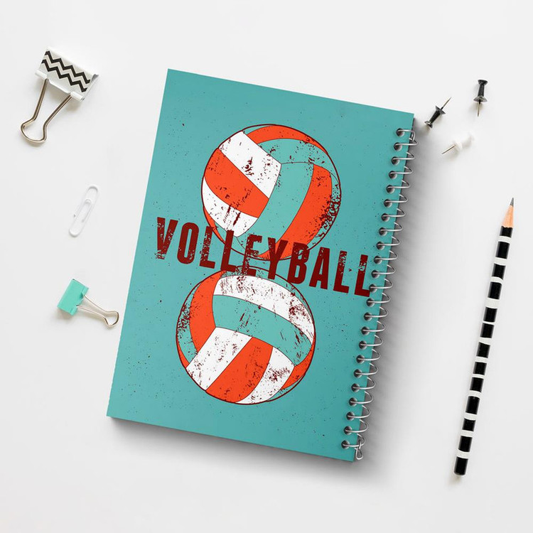 دفتر مشق 100 برگ خندالو طرح والیبال Volleyball کد 26428