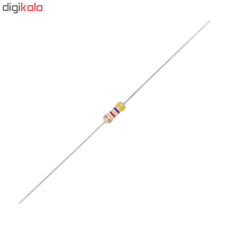 مقاومت 4.7 کیلو اهم کد 4K7 بسته 50 عددی