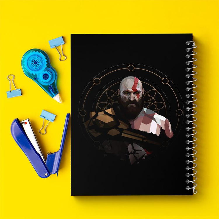 دفتر مشق 100 برگ خندالو طرح بازی گاد آف وار God Of War کد 28628