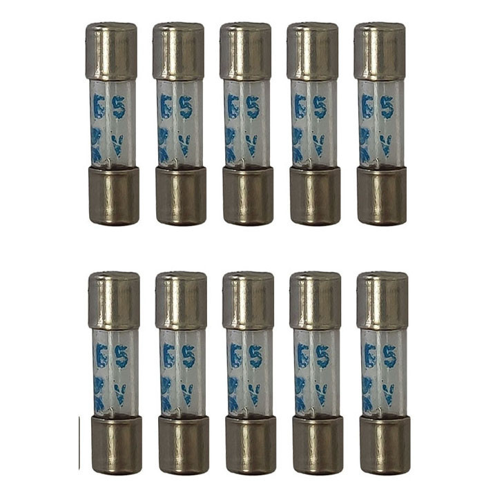فیوز شیشه ای 10 آمپر مدل SK-10250 بسته 10 عددی