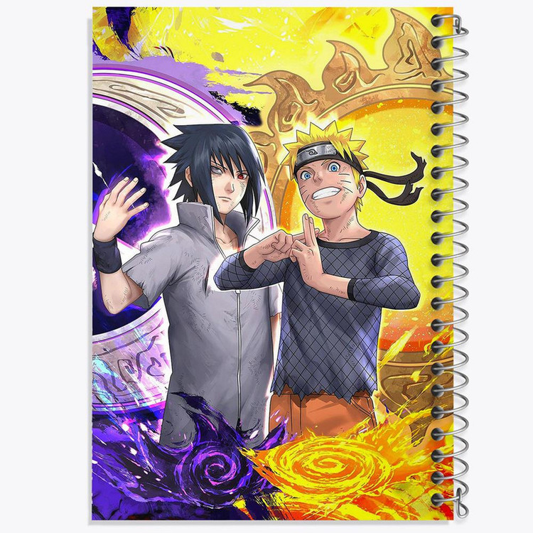 دفتر مشق 100 برگ خندالو طرح اوزوماکی و ساسکه انیمه ناروتو Naruto کد 4914