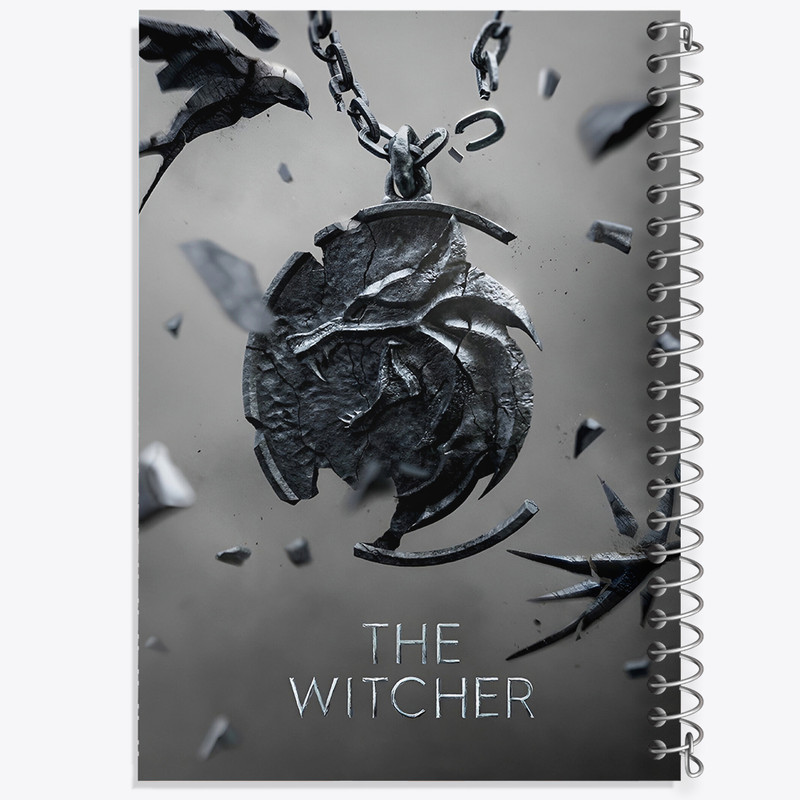 دفتر مشق 100 برگ خندالو طرح ویچر (The Witcher) کد F13616