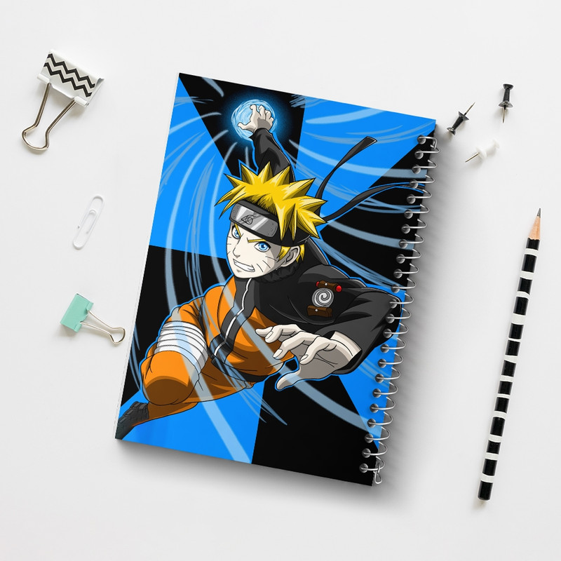 دفتر مشق 100 برگ خندالو طرح انیمه ناروتو (Naruto) کد F2138