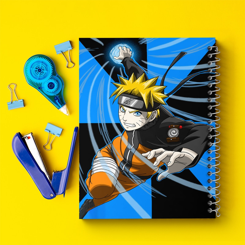 دفتر مشق 100 برگ خندالو طرح انیمه ناروتو (Naruto) کد F2138