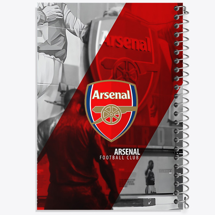 دفتر مشق 100 برگ خندالو طرح آرسنال (Arsenal) کد F6899